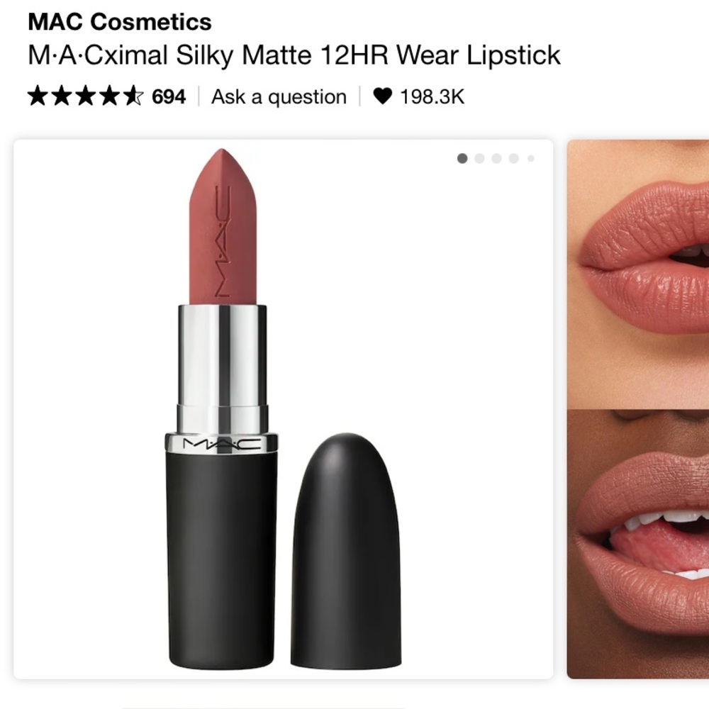 MAC Lipstick - Velvet (BNIB)